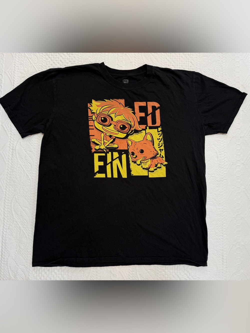 Cowboy Beebop Ein Funko Pop Black Anime Tee Shirt Size XL